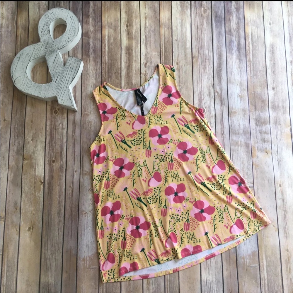Agnes & Dora Everyday Tank Full Bloom Yellow